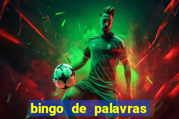 bingo de palavras 3 ano